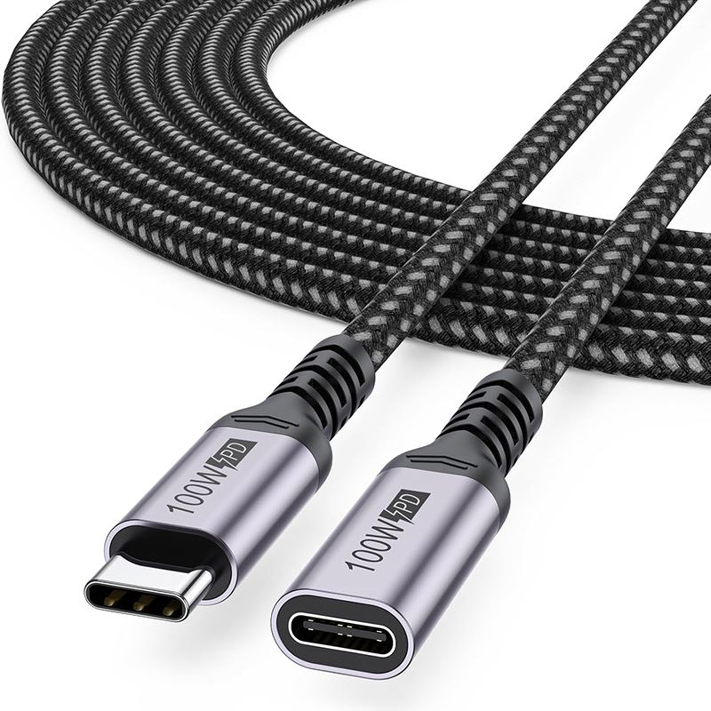 Καλώδιο επέκτασης USB C με καλώδιο πλεξούδας από νάιλον